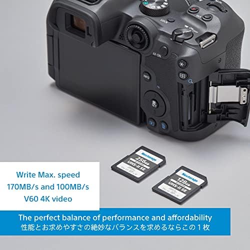 Nextorage Japão UHS-II SD Card256GB Max Speed ​​de leitura 280MB/S V60