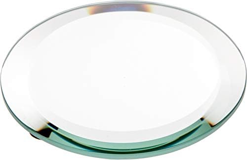 Espelho de vidro chanfrado de 5 mm de Plymor, 4 polegadas x 4 polegadas)