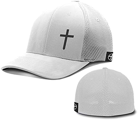 Nosso verdadeiro deus Cross Flexfit Hat for Casual Wear - Bonicim de beisebol para homens Flex Flex Flue Fit Ultrafibre Airmesh
