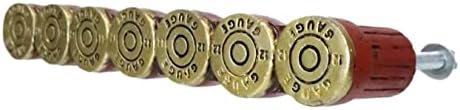 Ebros Western 12 Gauge Shotgun Shels Hunter A munição de casca de casca de gabinete de gabinete de mobiliário Pacote