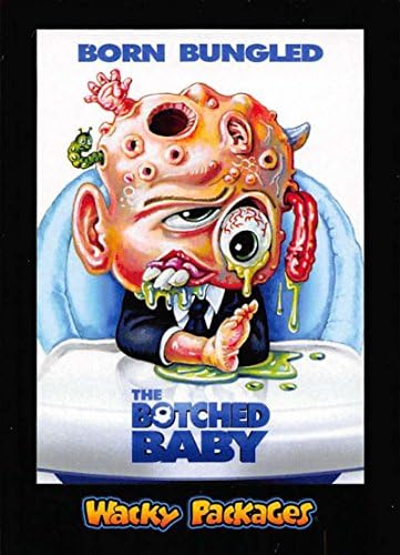 2018 Topps Pacotes Wacky vai ao cinema de filmes de animação adesivos 11 O cartão de comércio de bebês mal -humorado em condição