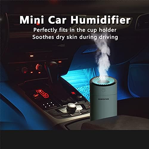 Umidificadores de névoa pequena portátil de névoa fria mini umidificador de ar USB Ultrassonic para carro, escritório,
