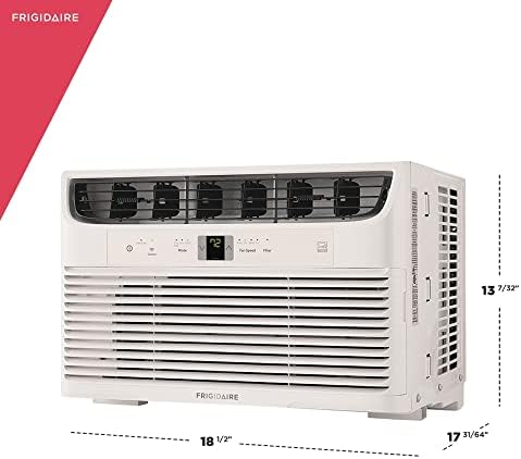Frigidaire FHWW083WBE Air Condicionador de Janela, 8.000 BTU, branco