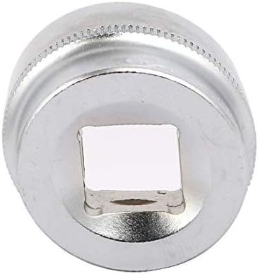 Novo Lon0167 Drive quadrado de 1/2 polegada 27 mm 12 pontos de impacto raso tom de prata 2pcs (acionamento quadrado de 1/2-zoll