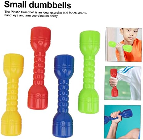 Besportble 4 PCs Kids Sports Toys Kids Dumbells Dumbbells Plástico Finque