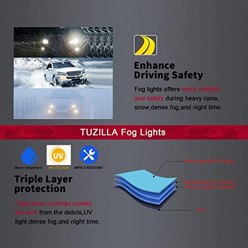 Luzes de neblina para Nissan Honda Ford Acura Subaru Suzuki Lincoln Jaguar Acessórios que impulsionam a reposição de luz de nevoeiro