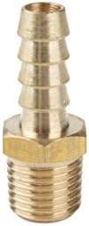 Couplador de ajuste de latão de ltwfitting de 5/16 polegadas Barb x 1/4 de polegada NPT Gas Gas Gas Water