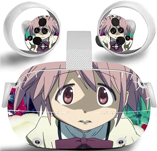 Madoka Magica - Oculus Quest 2 Skin VR 2 Skins Headsets and Controllers Sticker Protective Decal