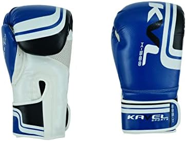 Luvas de boxe KVL para treinamento - Luvas de treino pesado para iniciantes e profissionais - Perfeito para Muay Thai, MMA,