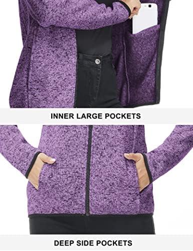 Jaqueta de lã de suéter feminina da matriz real