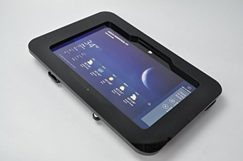 WinBook compatível com Tabcare TW100 TW101 Gabinete de segurança de acrílico preto com kit de montagem na parede