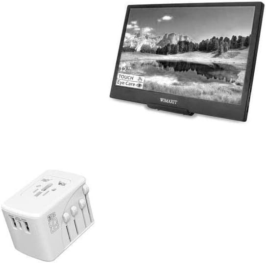 Charger de ondas de caixa compatível com WiMaxit Portable Monitor M1161CT - Carregador Internacional de Muralha PD,