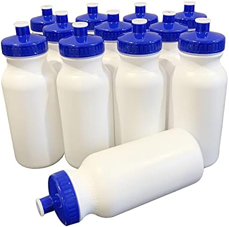 Produtos Zees 20pk garrafas de água a granel, garrafas de água de 20 onças a granel, garrafas de água reutilizáveis ​​a granel,