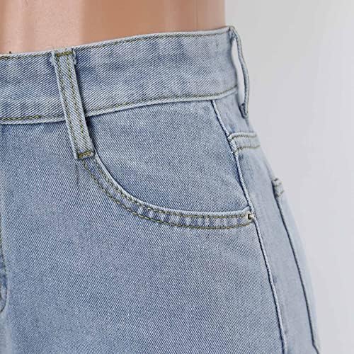 Jean Catsuits for Women Womens Retro Fashion Casual perna reta de perna larga Jeans Jean Women Plus