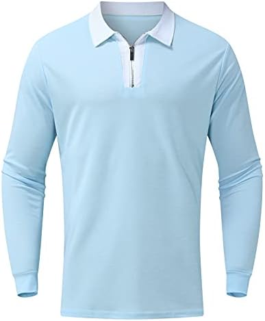 Camisas de Polo de Golfe para homens Vintage leves 1/4 estampas listradas Long Sheeve Fall Halloween Shirts0907