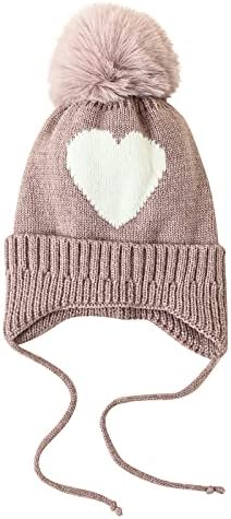 Pullover de chapéu quente inverno de inverno de moda de tricô chapéu unissex orelhas de tampa amor crianças chapéu de verão
