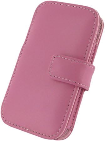 Monaco Book Tipo de capa de couro rosa com clipe de cinto removível para AT&T Apple iPhone 3G