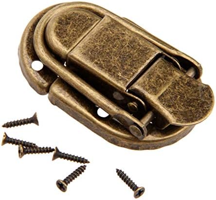 Segurança Hasp Lock 5pcs trava vintage bronze antigo hasp jóias jóias caixas de tórax caixa de mala fivelas hasp trava de captura