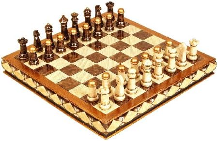 Deco 79 Conjunto de xadrez Polystone, 10 polegadas por 3 polegadas