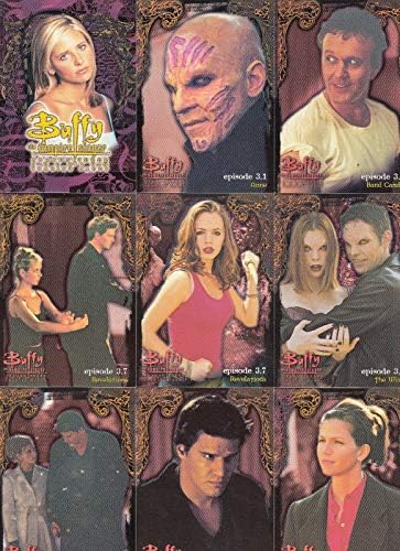 Buffy the Vampire Slayer Temporada 3 1999 Conjunto de cartões básicos completo de 90