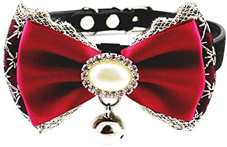 Cocopet luxuoso Bling Bling Rhinestone Pet Cat Dog Bow Tiche Collar Colar Jóias Para Cães Pequenos ou Médio Catos Petos Femininos