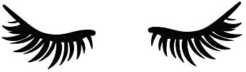 Adesivos de parede de cílios de olho de Guansen
