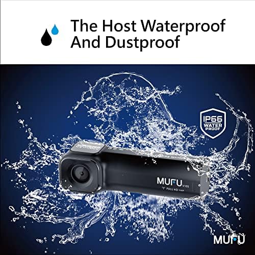 MUFU MOTORCYCHE DASH CAM V10S, câmera de moto à prova d'água de 1080p, grande angular, wifi embutido, sensor G e sensor Sonystarvis, visão noturna, gravação de loop com aplicativo para smartphone