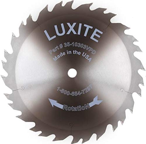 Luxite SAW 10 polegadas de 30 dentes de ginástica lâminas de serra para serras de mesa