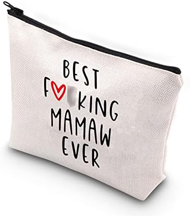 ZJXHPO Mamaw Gift Grandma Cosmetic Bolsa Aposta Mamaw Ever Bag Grandma Birthday Gift