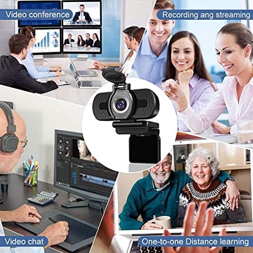 LMMDDP Webcam 1080p Full Web Camera com Microfone Web Cam 1080p para laptop de computador para desktop