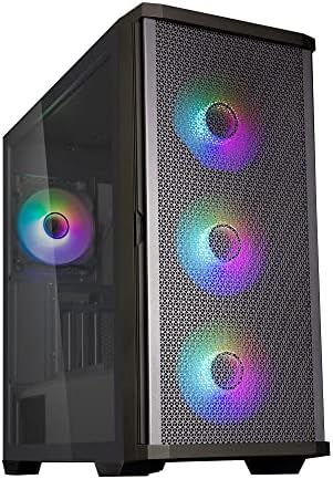 Zalman Z10 Duo ATX Mid Tower Gaming Computer Case com painel frontal, filtro de poeira, malha completa, USB 3.0, USB 3.1 Tipo-C