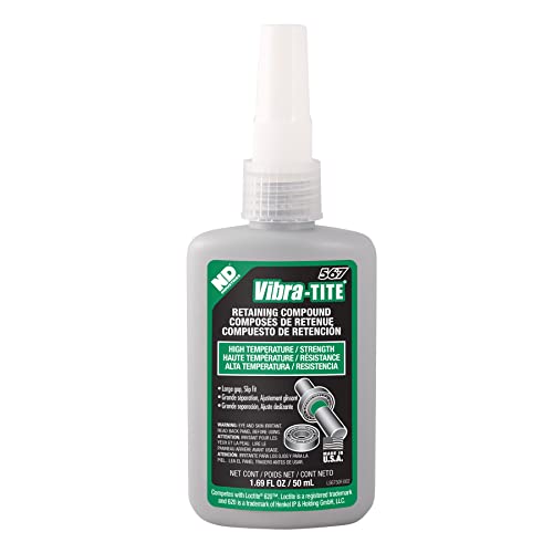 Vibra-Tite 567 Green High Temperation Rettering Compound, garrafa de 10 ml