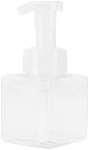 Garrafa de espuma Walfront 4pcs, 250 ml de garrafas de bomba de plástico transparente espumando SOA-P Dispensador recarregável