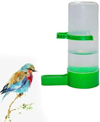 Hemoton Car material alimentador de água de pássaro 5pcs alimentador de água de pássaro automático com clipe de gaiola