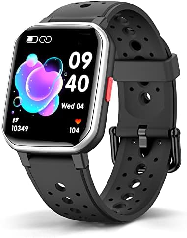 MGAOLO Kids Smart Watch for Boys Girls, Games Fitness Tracker com HR Sleep Monitor, Rastreador de atividades esportivas