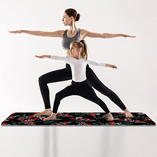 标题 ioga tapete unissex Grande tapete de exercício que não desliza odor não tóxico adequado para treino em casa Pilates Pilates Stretinging Gym tapete para o joelho e costas