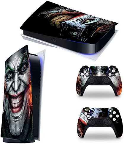 PS5 Console e controladores Skin for PS 5 Crazy Men Men Controler Decalter Protetive Babita Dogra