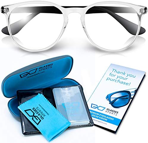 Óculos de bloqueio de luz azul para dor anti -cabeça e visão clara - óculos de proteção UV da luz azul - óculos de bloco azul - óculos de estrutura leves - óculos anti -Glare para mulheres/homens