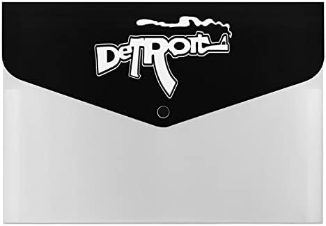 Pasta de arquivo de expansão de pistolas de Detroit 6 bolsos de grande capacidade Etiquetas de acordeão Pastas com