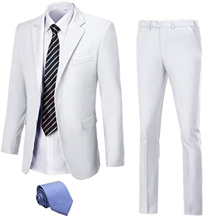 Datysum Men se adequa a 2 peças Princadeiras Tuxedo Prom Blazer Slim Fit Snove