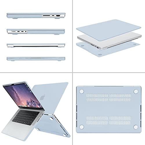 Mosis compatível com MacBook Pro 16 polegadas Caso 2023 2022 2021 Release M2 A2780 A2485 M1 PRO/MAX CHIP com ID do toque, capa