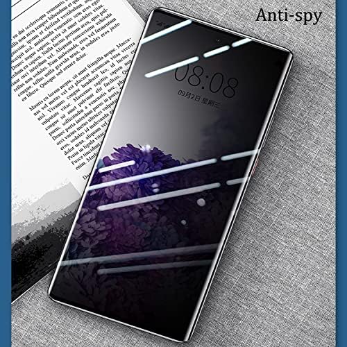 [2 +1] Pacote de vidro temperado de privacidade projetado para o protetor de tela Galaxy S22 Ultra 5G 6,8 polegadas com 1pcs