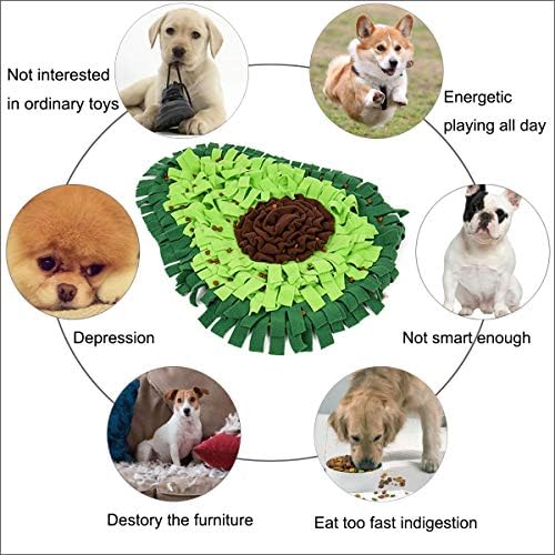 Homrich Dog Snuffle tapete, cão de estimação para cães de estimação Treinamento de cachorro Darize Cão de alimentação lenta para