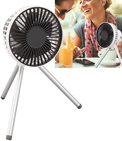 Haofy Camping Fan Smart 3 Speeds Wind Speeds Charging pequeno ventilador com tripé para fã de acampamento de piquenique ao