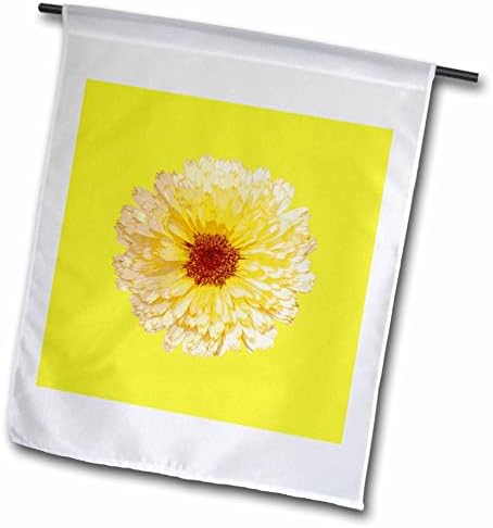3drose bela arte botânica amarela de crazinha - bandeiras