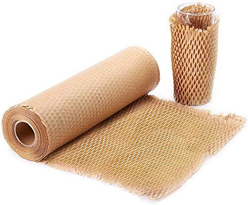 Papel de embalagem de rolagem pronta 131ft 131 pés de melrofulamento embalagem perfurada 1 rolls honeycomb roll packing