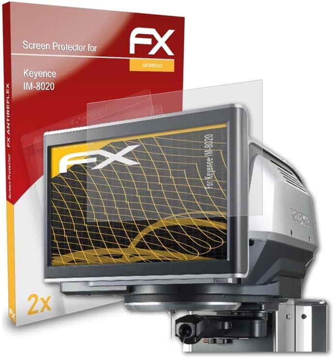Protetor de tela AtFolix compatível com o filme de proteção de tela IM-8020, filme de proteção de tela, anti-reflexivo e absorvente de choque FX
