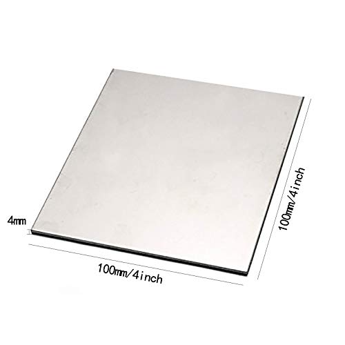 Placa de titânio de titânio de titânio SQINAA TA2 Metal de 4 mm de titânio para processos industriais aeroespaciais Automotive