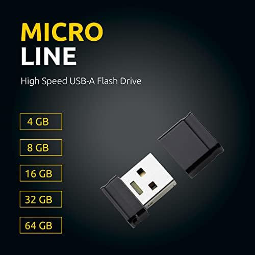 Intenso Micro 16 GB USB 2.0 Flash Drive - Black