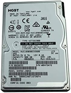 HGST HUC109090CSS60 DKR5D-J90SSS 2,5 polegadas 900 GB SAS 6GB/S 10000 rpm Disco rígido DISCO HDD 0B26033